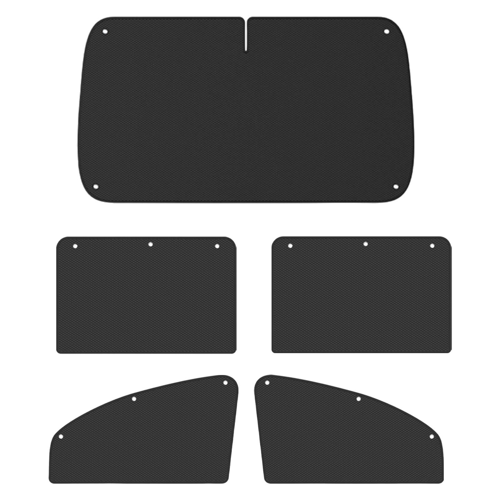 Ioensy - Parasol Universal Multifuncional Para Ventana De Coche, 5 Unidades