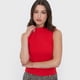 thumbnail image 3 of Polera Mujer Rib Halter Rojo Corona, 3 of 5