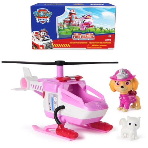 Set De Juego Paw Patrol Skye Rescue Fire Chopper