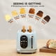 thumbnail image 5 of Tostadora Keenstone Smart Touch Screen de 2 rebanadas, color azul inoxidable, 5 of 8