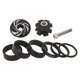 thumbnail image 2 of Espaciador De Auriculares De Bicicleta De 1 1/8 Pulgadas Con Casquillo Superior Juego De Tuercas De Estrella Para Auriculares, Negro, 2 of 5