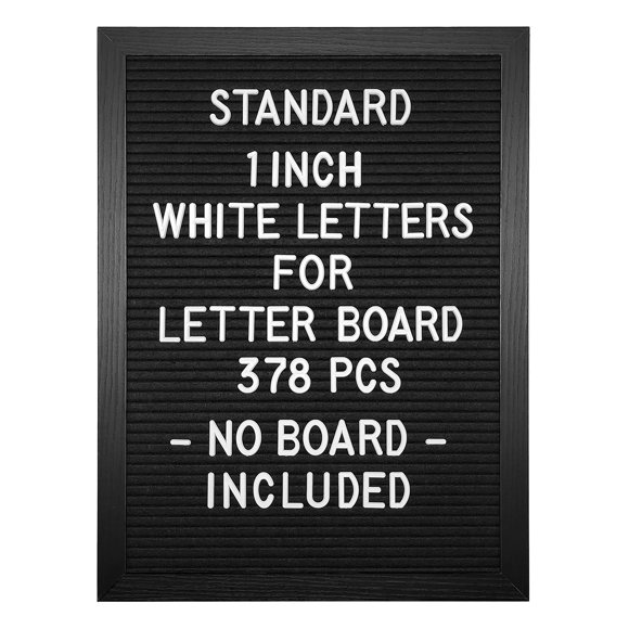 Letras para Pizarra de Mensajes G GAMIT 2,5 cm Blanco 378 piezas
