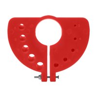 Ioensy - Afilador De Brocas Herramienta Guía De Afilado De Brocas Multifuncional Portátil Rojo