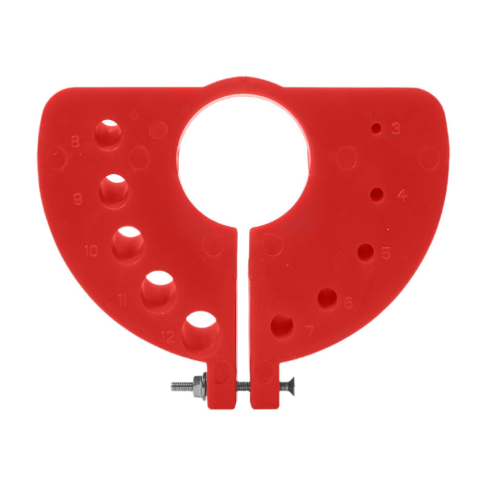 Ioensy - Afilador De Brocas Herramienta Guía De Afilado De Brocas Multifuncional Portátil Rojo