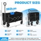 thumbnail image 2 of Carro Plegable LIAPOTT, Capacidad de 74 kg, Ruedas 360°, 2 of 8