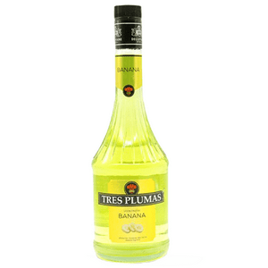 Licor Tres Plumas Licor De Banana 27° 750Cc