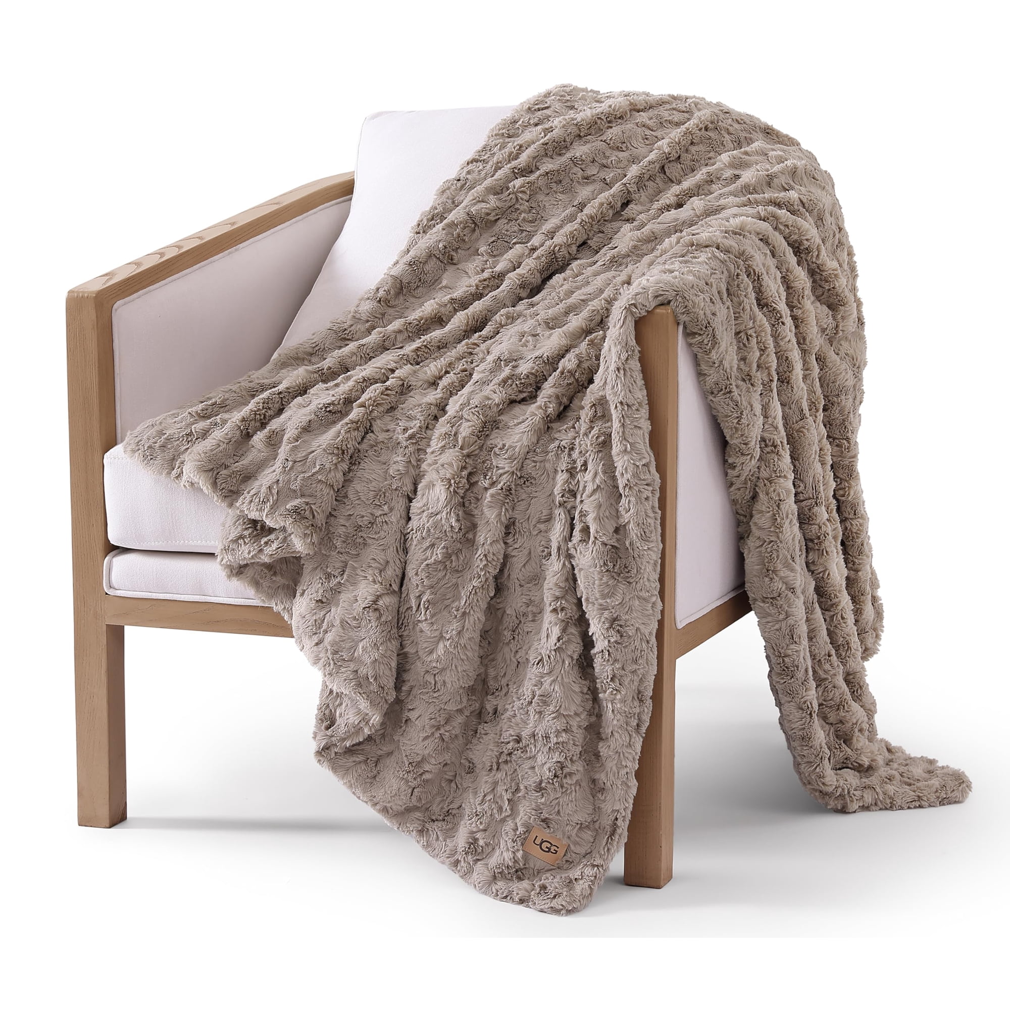 Manta Ugg Adalee De Piel Sintética, Ligera Y Suave, 127 X 178 Cm