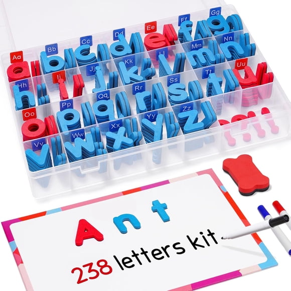 Letras Magnéticas Gamenote con Pizarra Doble Faz