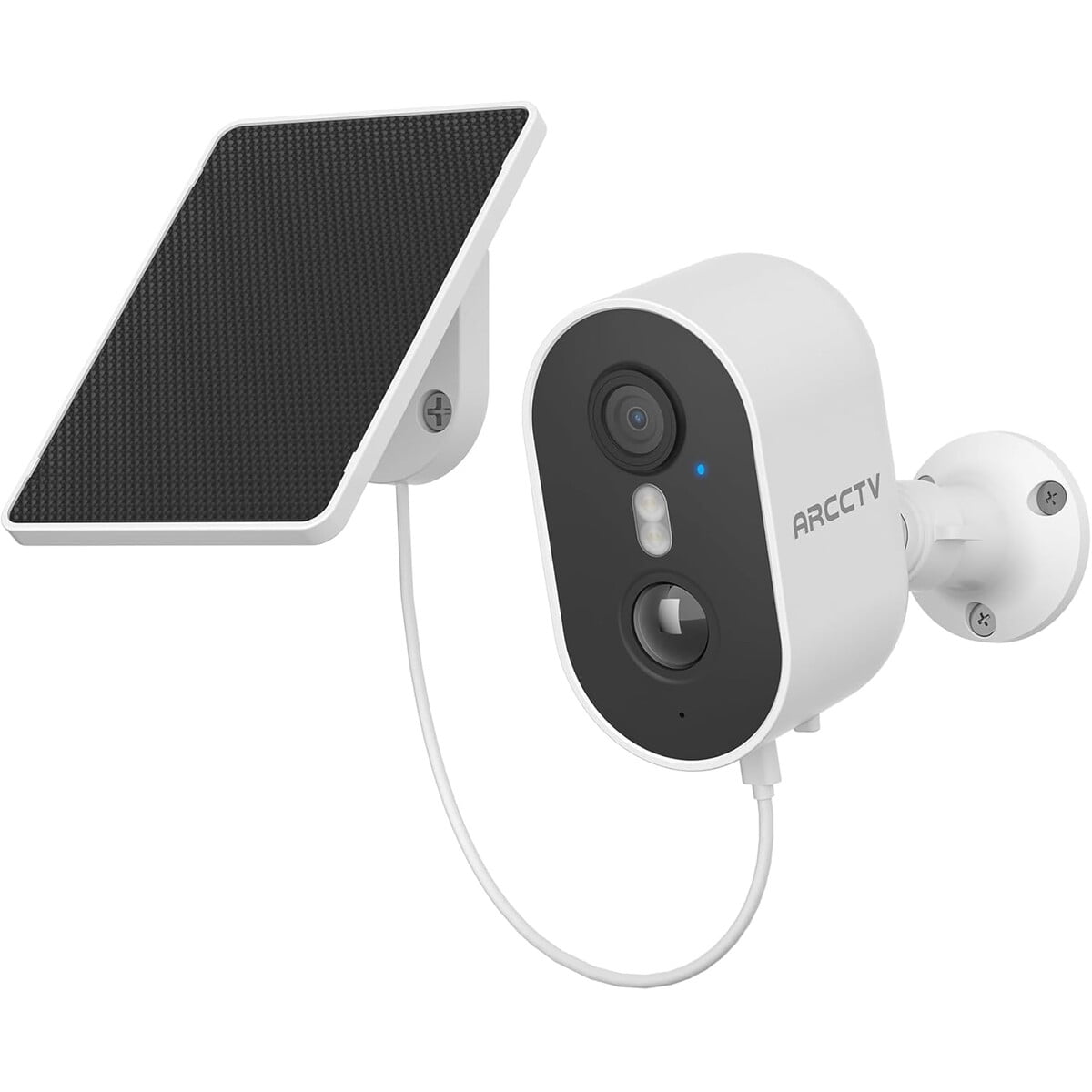 Cámara Seguridad Arctv 4mp Exterior Inalámbrica Solar Wifi