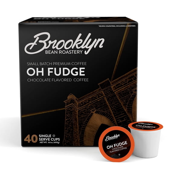 Cápsulas de café Brooklyn Beans Oh Fudge, 40 unidades, Keurig 2.0