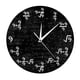thumbnail image 3 of Reloj De Pared Moderno Relojes De Ecuaciones Matemáticas Fórmulas Del 9 Arte Matemático 12 Pulgadas, 3 of 5