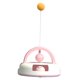 thumbnail image 3 of Juguetes Interactivos Para Gatos Track Bell Ball PingPong Para Gatos De Interior Persiguiendo Rosa, 3 of 5