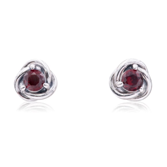 Aros Pandora Piedra De Nacimiento De Enero Eternity Circle