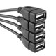 thumbnail image 2 of Hub mini flexible USB 2.0 de 4 puertos eForCity para PS3, Xbox y PC, 2 of 4