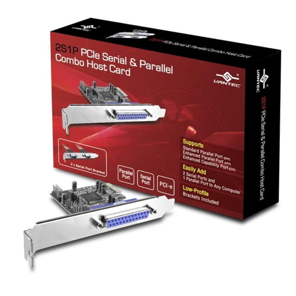 Tarjeta PCIe Vantec 2 Serie y 1 Paralelo UGT-PCE2S1P