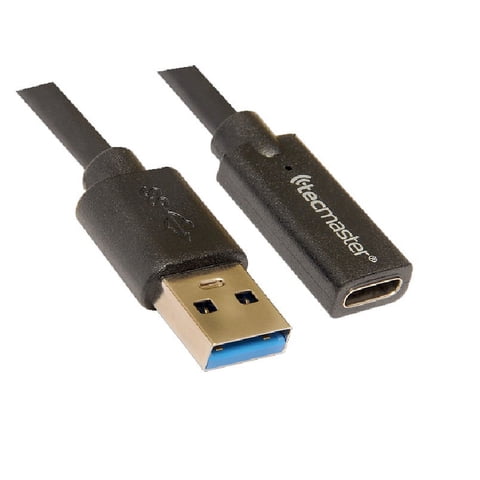 Tecmaster - Cable Otg Usb Macho 3.0 A Tipo-C Hembra 1.5Mts Tm-200546