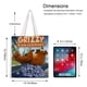 thumbnail image 5 of Grizzy y los Lemmings Bolso de tela con estampado de lienzo para mujer, bolsa de compras reutilizable y estética, con cremallera interior, regalo para mujer, 35 × 40 cm., 5 of 6