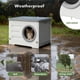 thumbnail image 3 of Casa para gatos exterior WOWOTOZN impermeable y aislada, 3 of 8