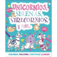 Edimat Libros - Libro Unicornios, Sirenas, Sirecornios Y Mas… (Arma Y Colorea)