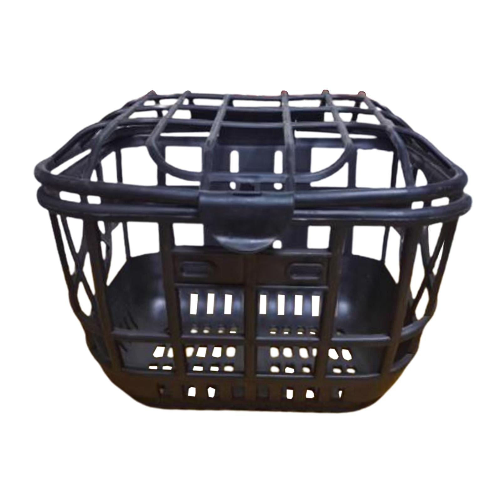 Magideal - Cesta Delantera Para Bicicleta Cesta Para Bicicleta Con Cubierta Práctico Simple Fácil De Instalar Cesta Para Manillar De Bicicleta Para Acampar Cicli