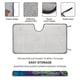 thumbnail image 2 of He Man Parasol para Parabrisas Delantero Protector Plegable, Visera Solar para Auto Bloquea Rayos UV Mantiene tu Vehículo Fresco140cm*76cm, 2 of 6