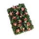 thumbnail image 3 of Panel de pared de césped Artificial con flores, planta Artificial, artesanías florales, Panel de pared de flores para valla al aire libre del Día de S Rojo champán, 3 of 5