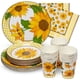 thumbnail image 1 of Juego de 24 girasoles Royal Bluebonnet de Party Supplies con platos, 1 of 7