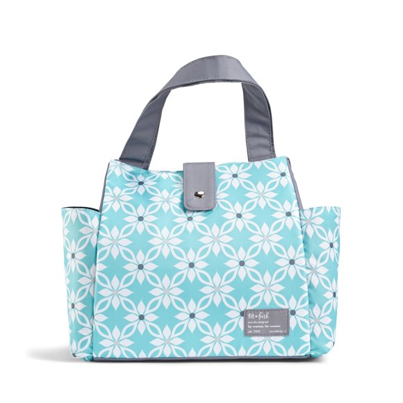 Bolsa de almuerzo Fit & Fresh 25 cm Aqua aislada e impermeable