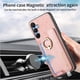 thumbnail image 4 of Funda Magnética Para Samsung Galaxy A15 Con Billetera Y Anillo Protector Resistente Rosa, 4 of 6