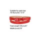 thumbnail image 3 of INSPIRE CHIC Cinturones Delgados para Mujeres con Hebilla de Pasador Rectangular Cinturón de Cuero Delgado para Pantalones Vestido Ajuste cintura 78-95cm/30.7-37.4" Rojo, 3 of 4