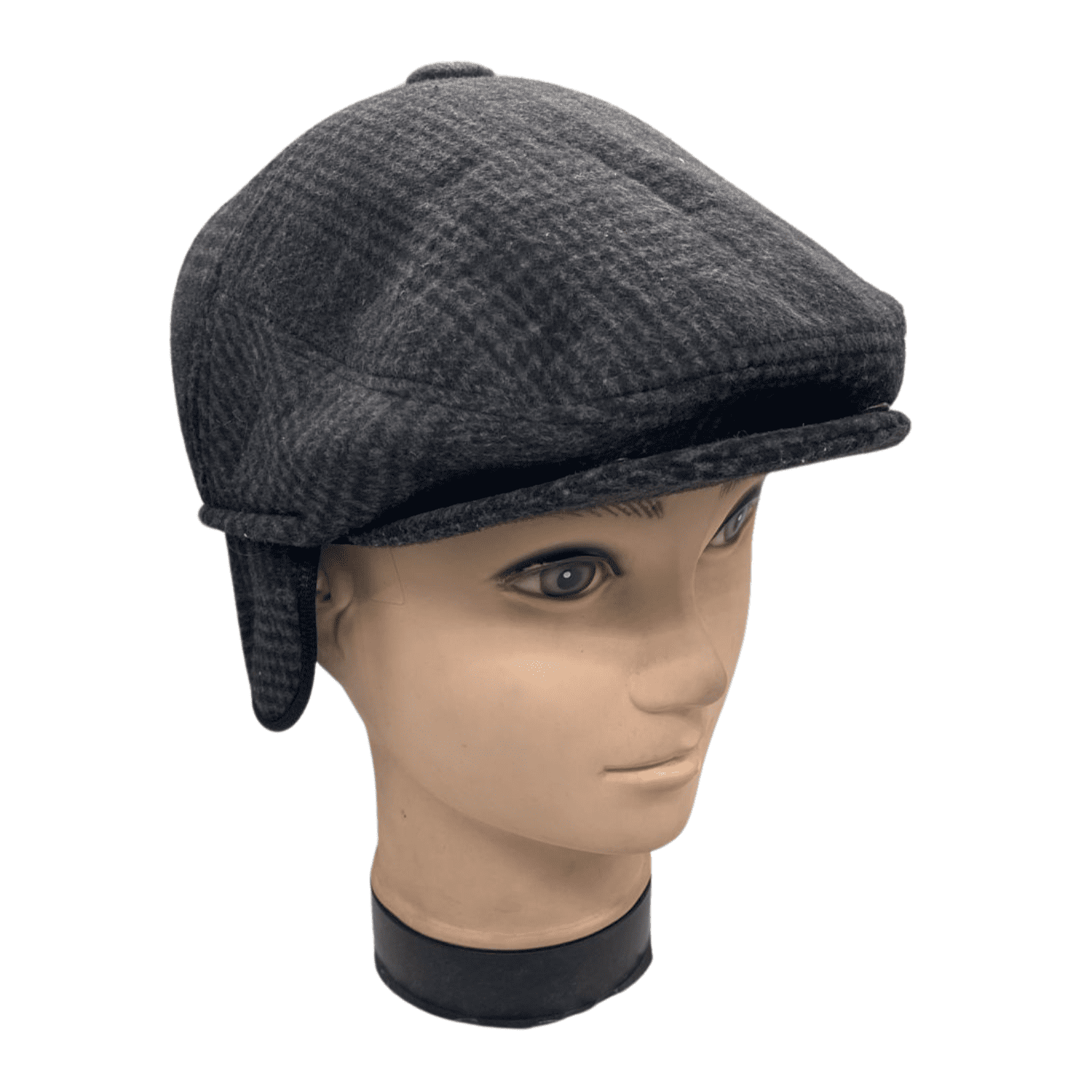 Genérico - Gorro Tipo Boina Vintage Lana Suave Con Visera Plana