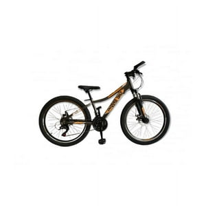 Powerbike - Bicicleta Mtb Aro 24 Gris/Naranja Skyler
