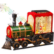 thumbnail image 5 of Tren Navideño Con Luces Nieve Giratoria Y Escena De Santa Claus, 5 of 5