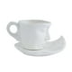 thumbnail image 2 of Juego De Taza Y Platillo De Té 260 Ml Kiss Of The Face Para Regalo De San Valentín Mujer Blanco, 2 of 3