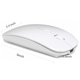 thumbnail image 4 of Ratón PEIBO Inalámbrico Bluetooth Blanco 2.4G USB‑C, 4 of 9