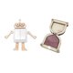 thumbnail image 2 of 2 Uds Montessori Tablero Ocupado Sensorial Temprano Educativo DIY Accesorios, 2 of 5