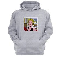 Genérico - Polerón Canguro Marilyn Gris Claro Talla Xl Unisex