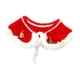 thumbnail image 1 of Bufanda De Collar De Gatito Con Babero De Ganchillo Para Cachorros, Gatos Y Perros Pequeños, Medianos, Rojo S, 1 of 5