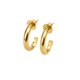 thumbnail image 1 of Argollas Bold Classic Hoops con Baño de Oro 18K., 1 of 4