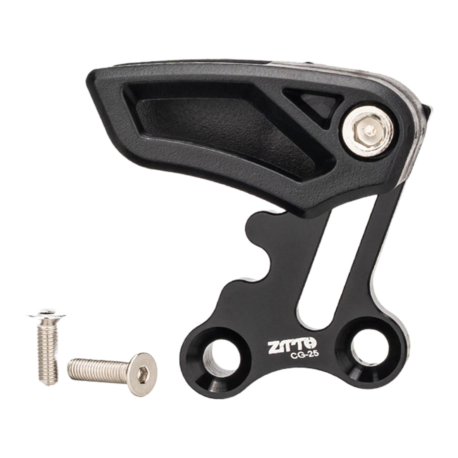 Magideal - Guía De Cadena De Bicicleta, Protector De Plato, Guía De Cadena De Bicicleta Para Desviador, Prevención De Caídas, Protector De Cadena De Bicicleta, E Negro