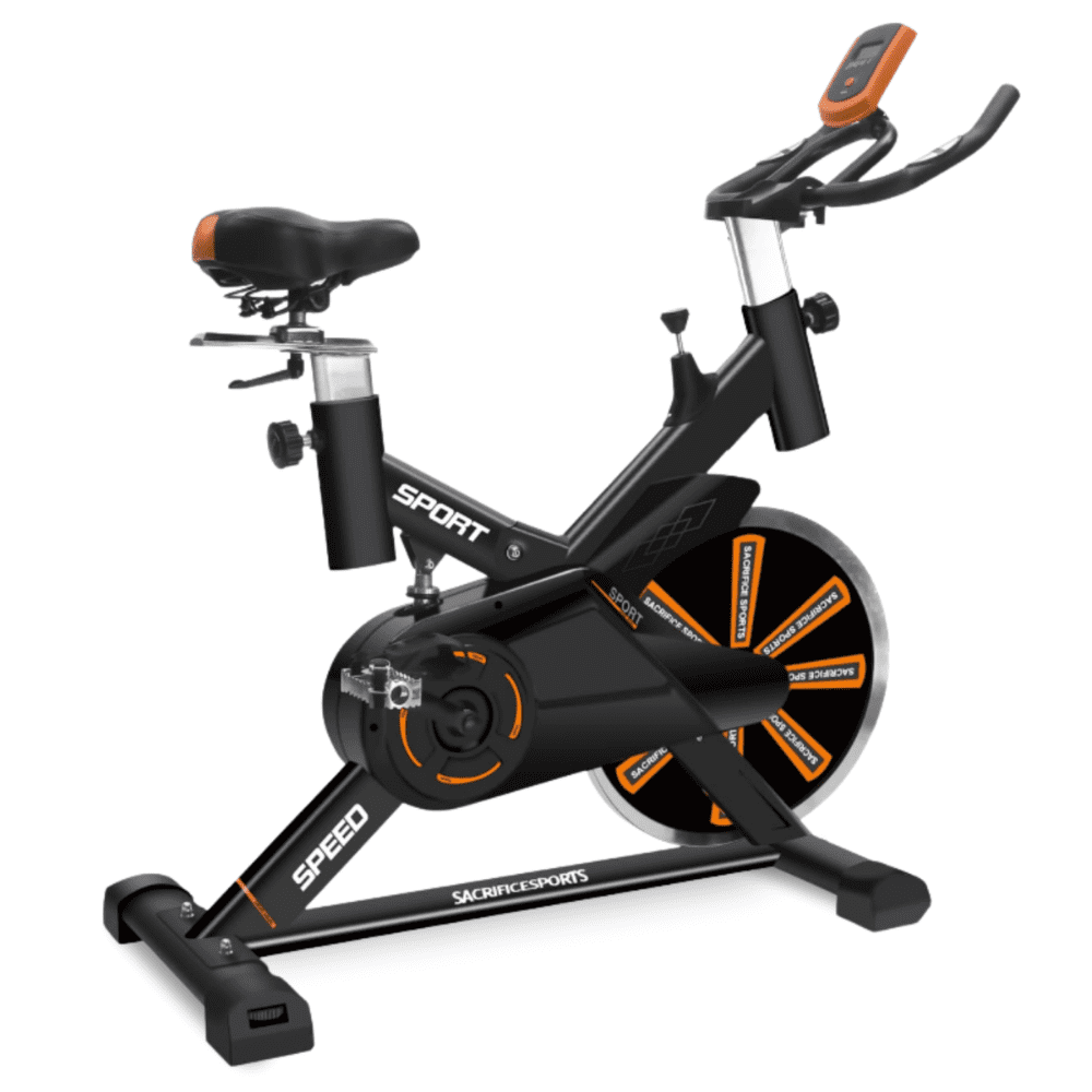 Sacrifice Sports - Bicicleta Spinning Es770n Negra Flywheel 10 Kg