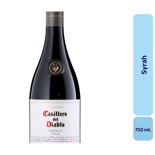 Vino Syrah Botella 750 mL Casillero Del Diablo