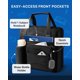 thumbnail image 5 of Carpeta CarryWise de 3 pulgadas con cierre, color negro, para portátil de 14", 5 of 7