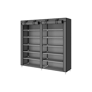 Importclick - Zapatero Organizador Hogar Tela 6 Niveles Gris