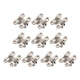thumbnail image 3 of Bisagra invisible Bisagra de puerta oculta Bisagras de puerta de aleación de zinc livianas y resistentes para puerta de dormitorio Puerta plegable Plata Pesada, 3 of 5