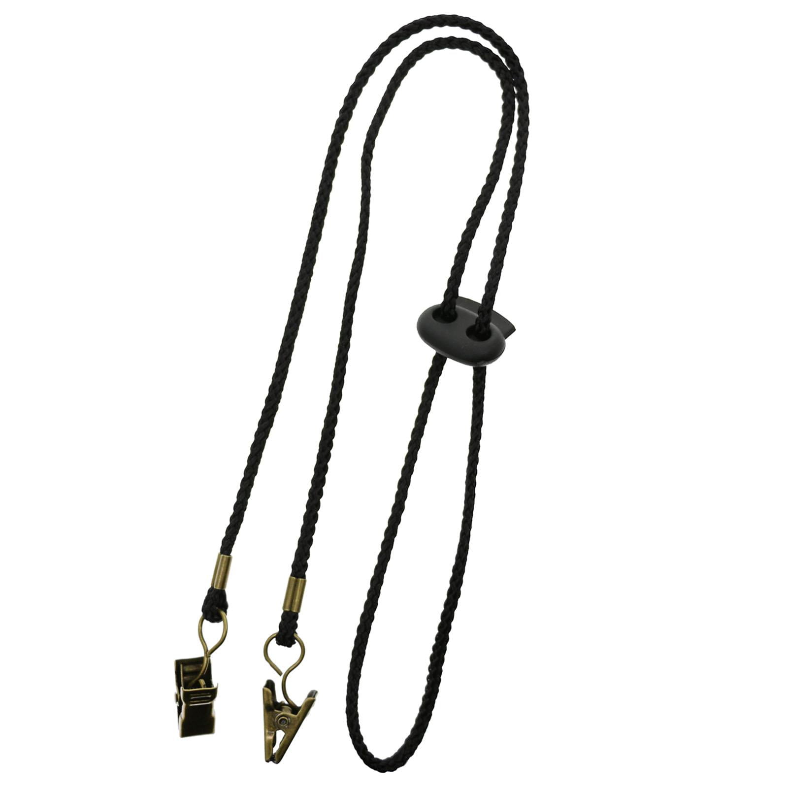 Magideal - Clip Para Servilletas, Soporte Para Babero, Protector De Ropa De Comedor, Clip De Fijación Portátil Para Sombrero, Clip De Cordón Para Viajes De Bebés Negro