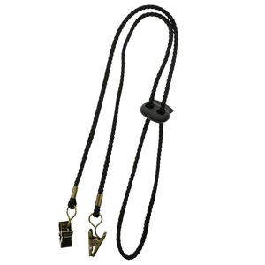 Magideal - Clip Para Servilletas, Soporte Para Babero, Protector De Ropa De Comedor, Clip De Fijación Portátil Para Sombrero, Clip De Cordón Para Viajes De Bebés Negro