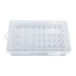 Bothyi - Caja De Almacenamiento De Hilo De Coser, Contenedor De Carretes De Hilo De Coser Transparente Para El Hogar, 42 Ejes