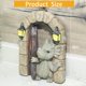 thumbnail image 3 of Adorno de jardín SHOWFEICAT, diseño de dragón, para puerta artesanal con forma de hada, 3 of 6