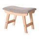 thumbnail image 2 of Reposapiés Minimalismo Muebles Taburete Otomano Para Dormitorio Mesita De Noche Puerta Color Madera Caqui, 2 of 5